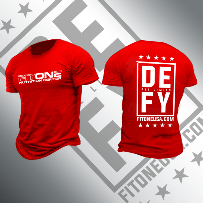 FitOne Nutrition Center DEFY All Limits Tee - FitOne Nutrition Center