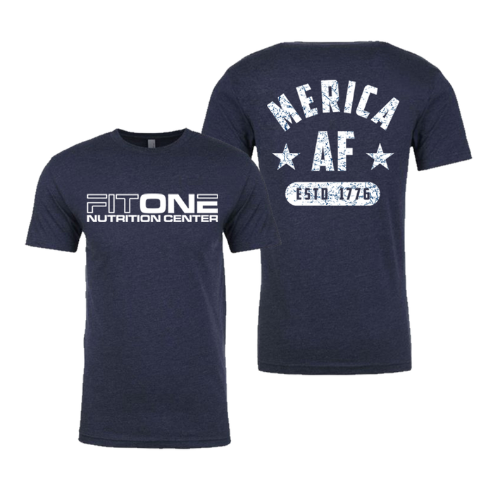 FitOne Nutrition Center Merica AF Shirt - FitOne Nutrition Center