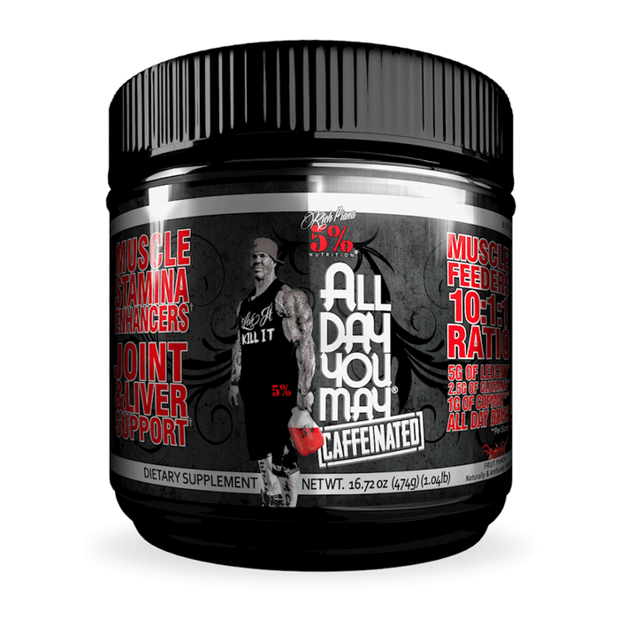 Rich Piana 5% Nutrition<br> All Day You May Caffeinated - FitOne Nutrition Center