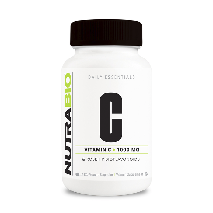 Nutrabio Vitamin C 1000mg with Rose Hips - FitOne Nutrition Center