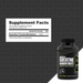 NutraBio Creatine Monohydrate Capsules - Supplement Facts