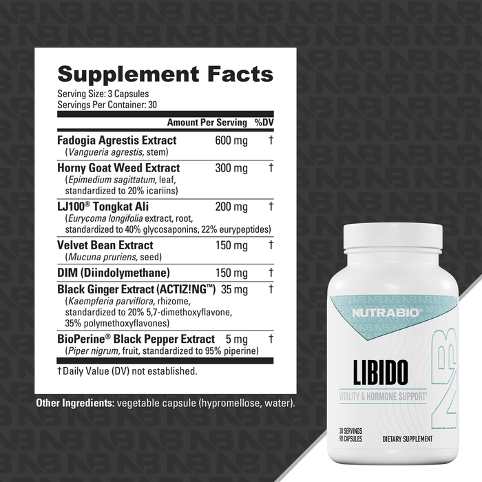Nutrabio Libido - Advanced Libido Support