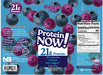 NutraBio Protein Now Blueberry Acai (12-Pack) - Label