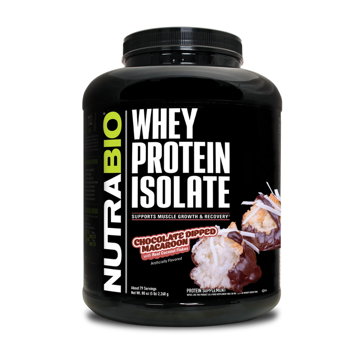 Nutrabio 100% Whey Protein Isolate 5LB