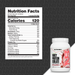 NutraBio Natural Whey Protein Isolate Strawberry Ice Cream - Supplement Facts