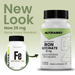NutraBio Iron Glycinate 25mg