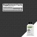 NutraBio Iron Glycinate 25mg - Supplement Facts