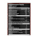 After Dark Supplements - Inhuman Mentis Preworkout Supplement Facts