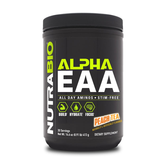 NutraBio Alpha EAA Peach Tea