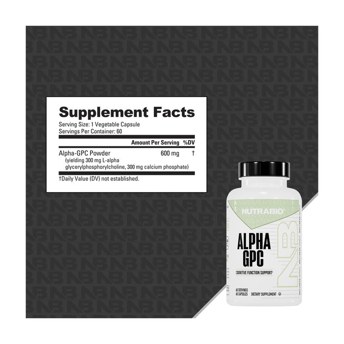 NutraBio Alpha GPC