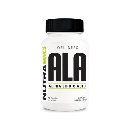 NutraBio Alpha Lipoic Acid (300mg) - 90 Capsules