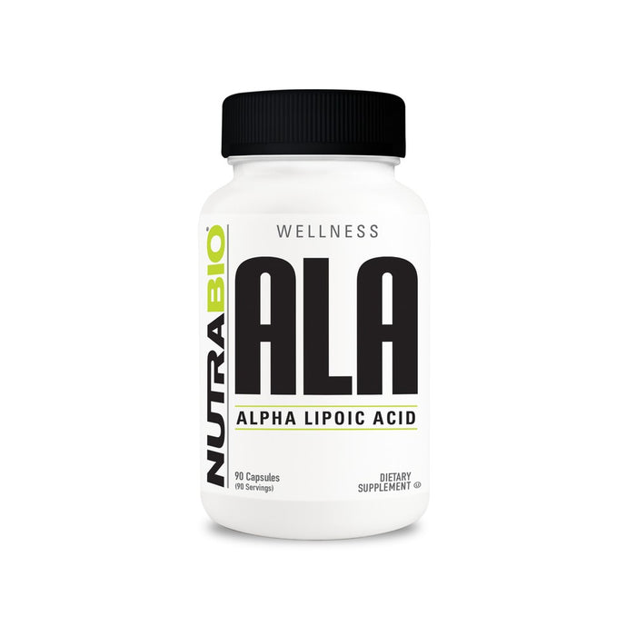 NutraBio Alpha Lipoic Acid (300mg) - 90 Capsules