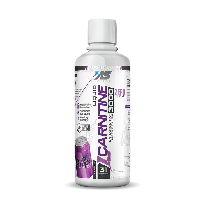 Alpha Supps Liquid L-Carnitine 3000