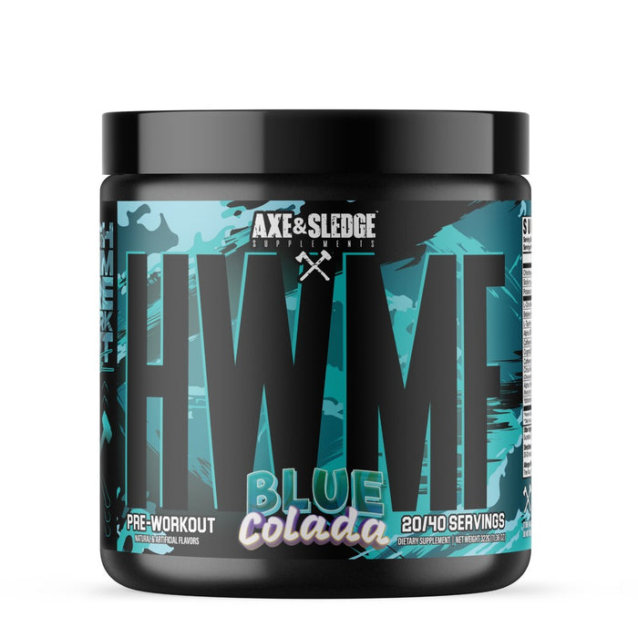 Axe and Sledge - HWMF Preworkout - Blue Colada