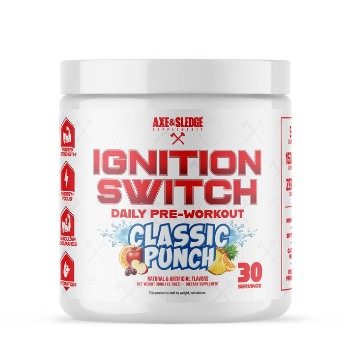 Axe and Sledge - Ignition Switch Preworkout - Classic Punch
