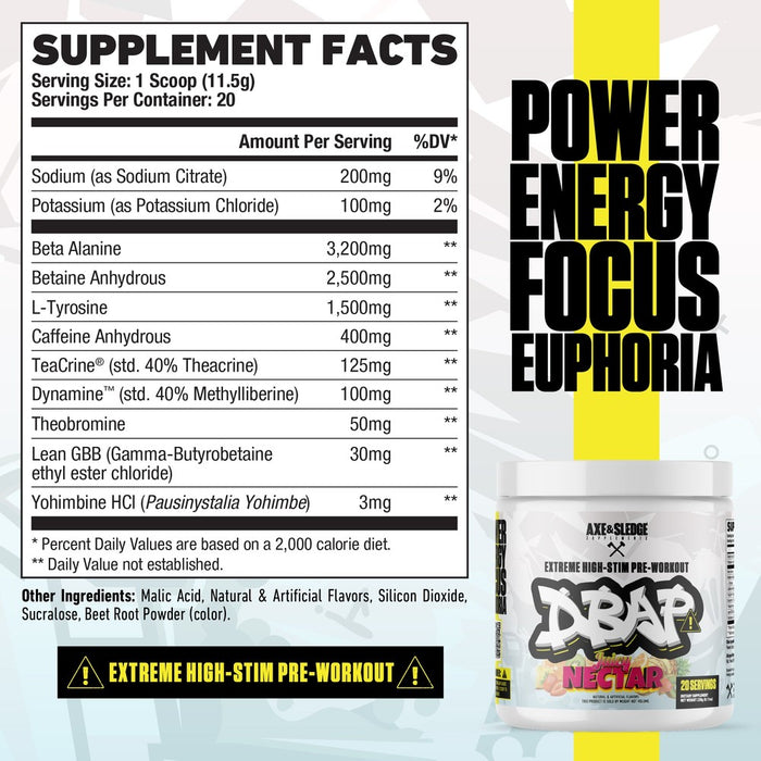 Axe and Sledge - DBAP Extreme Preworkout