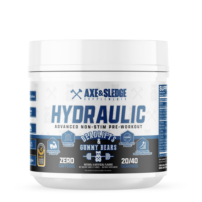 Axe and Sledge - Hydraulic - Deadlifts & Gummy Bears