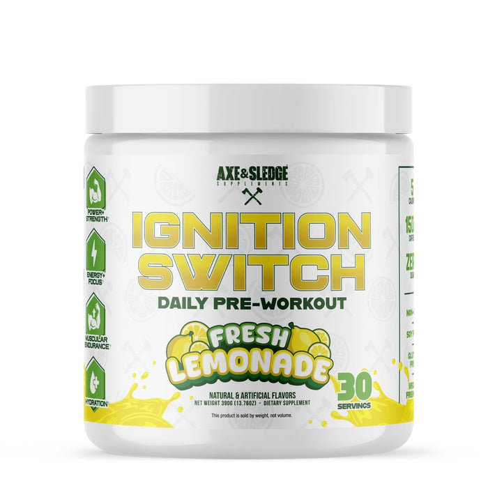 Axe and Sledge - Ignition Switch Preworkout - Fresh Lemonade