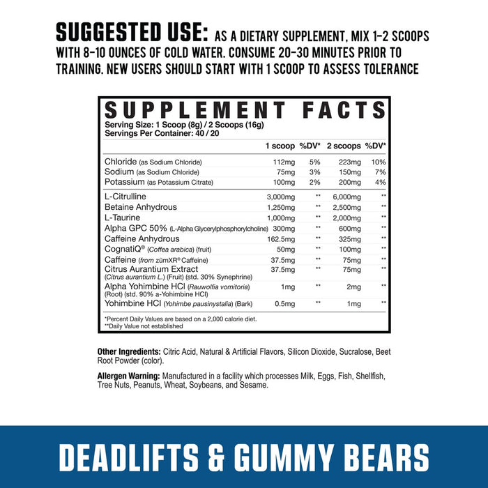 Axe and Sledge - HWMF Preworkout