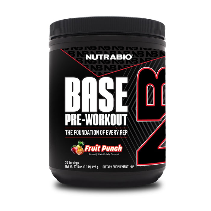 NutraBio Base Pre-Workout Fruit Punch
