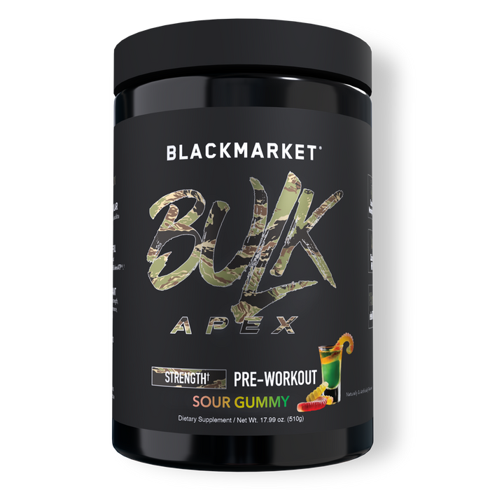 Black Market Labs Bulk Apex Strength Pre-Workout - Sour Gummy