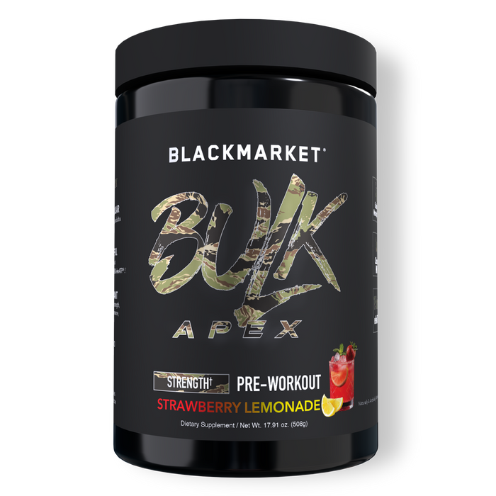 Black Market Labs Bulk Apex Strength Pre-Workout - Strawberry Lemonade