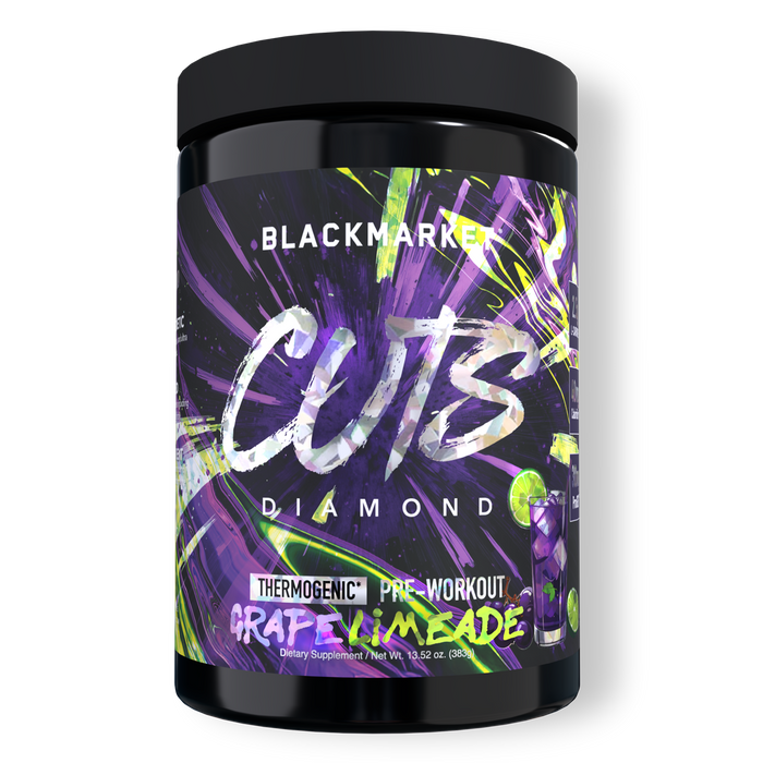 Black Market Labs Cuts Diamond Thermogenic Pre-Workout - Grape Limeade