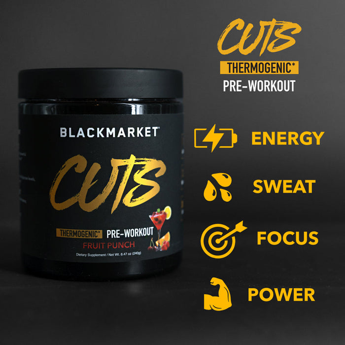 Black Market Labs Cuts Thermogenic Pre-Workout
