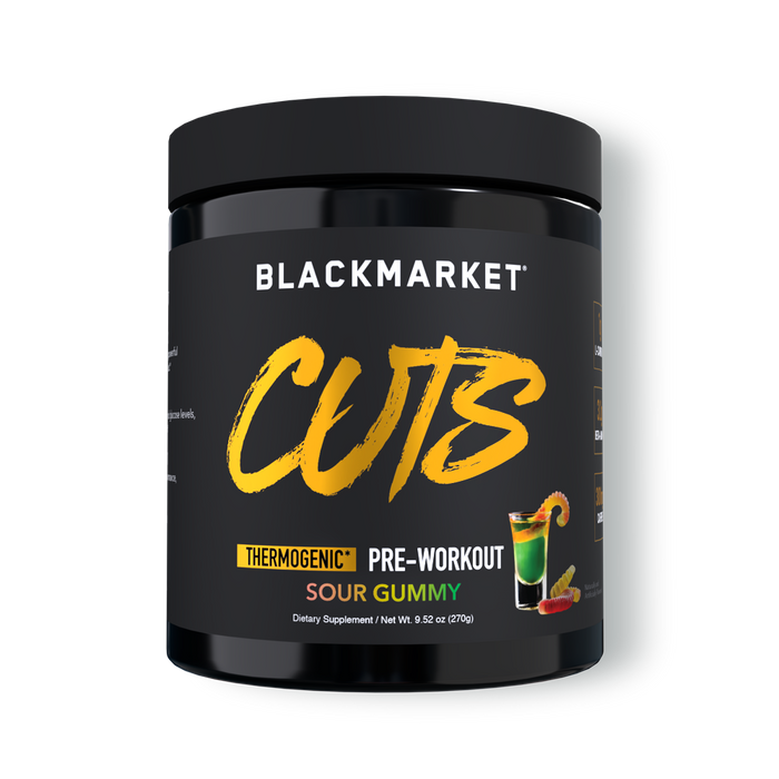 Black Market Labs Cuts Thermogenic Pre-Workout - Sour Gummy