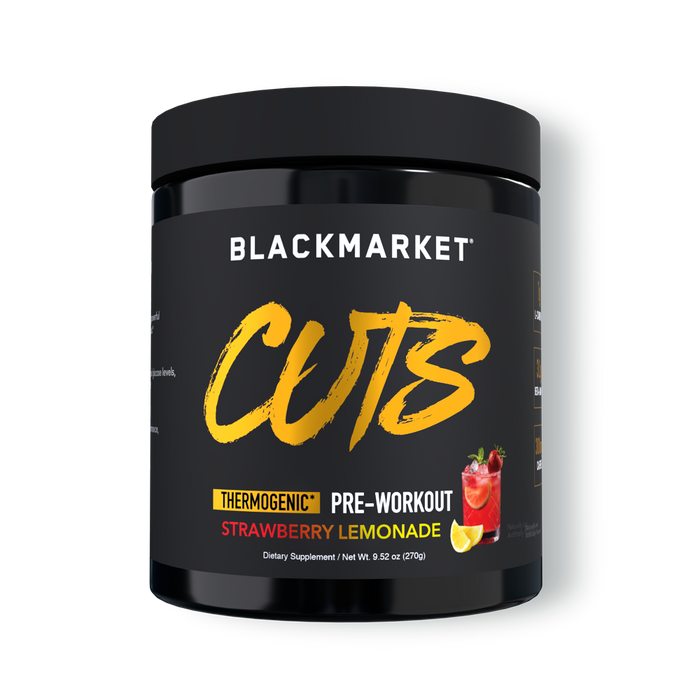Black Market Labs Cuts Thermogenic Pre-Workout - Strawberry Lemonade