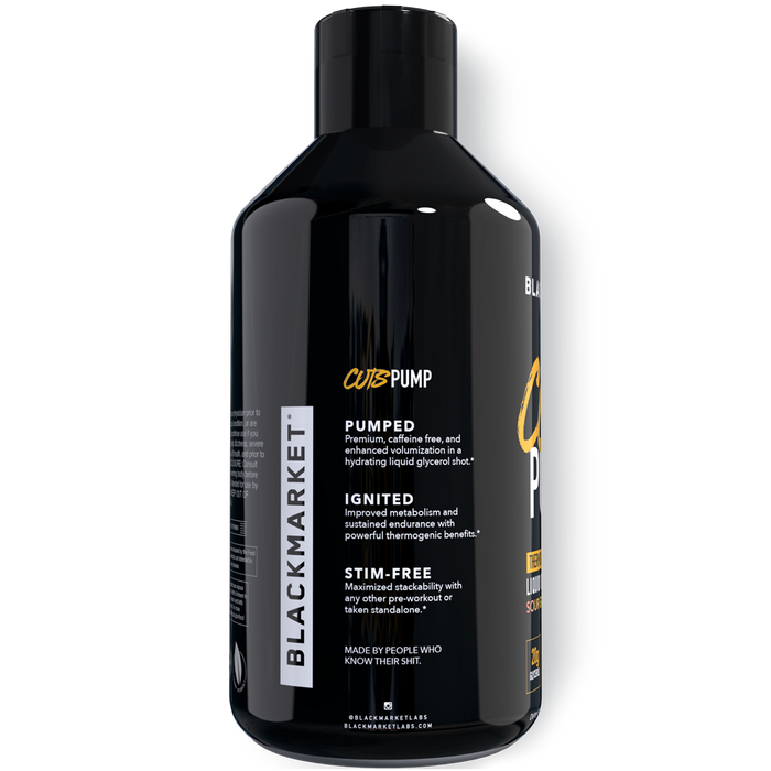 Black Market Labs Cuts Thermogenic Pump Side Panel