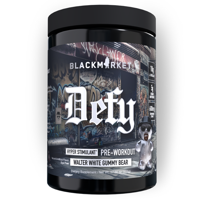 Black Market Labs Defy Hyper-Stimulant Pre-Workout