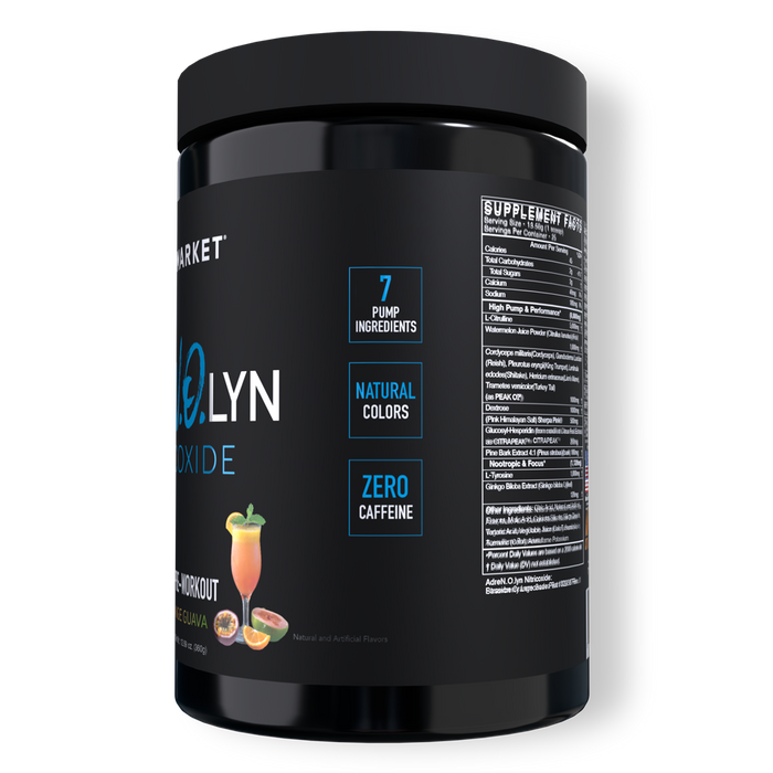 Black Market Labs NitricOxide Stim-Free Pre-Workout Side Panel