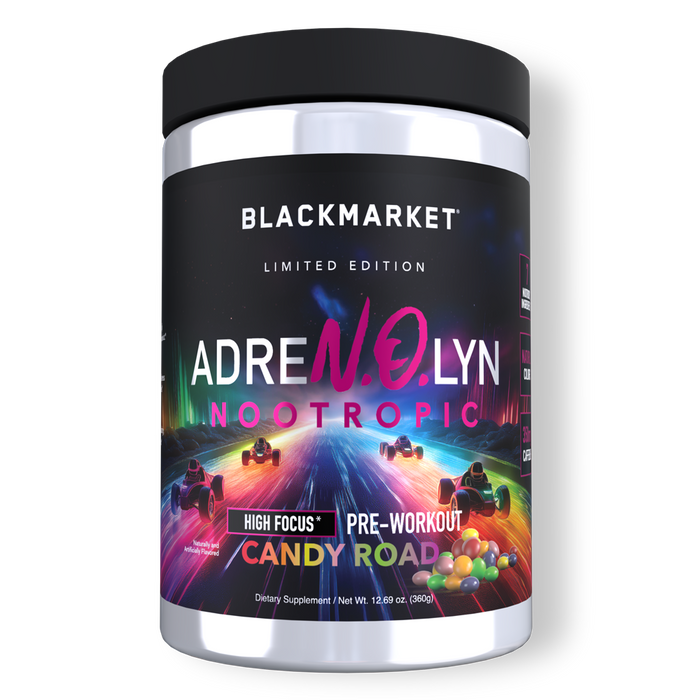 Black Market Labs Nootropic High Focus Pre-Workout - CANDY ROAD (Limited Edtion)