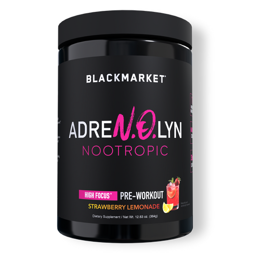 Black Market Labs Nootropic High Focus Pre-Workout - Strawberry Lemonade
