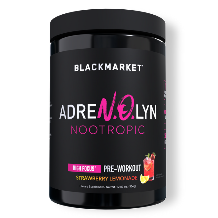 Black Market Labs Nootropic High Focus Pre-Workout - Strawberry Lemonade