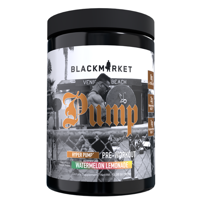 Black Market Labs Pump Stim-Free Pre-Workout - Watermelon Lemonade