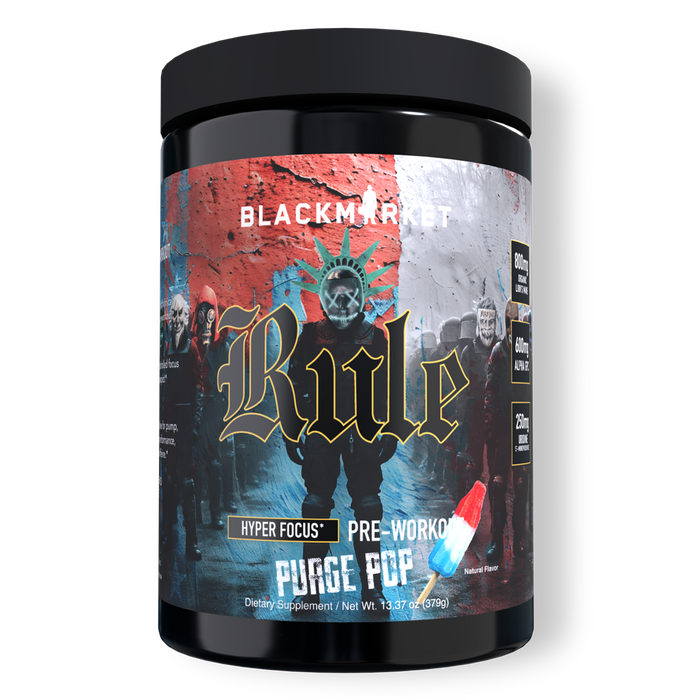Black Market Labs Rule Hyper-Focus Pre-Workout - Purge Pop