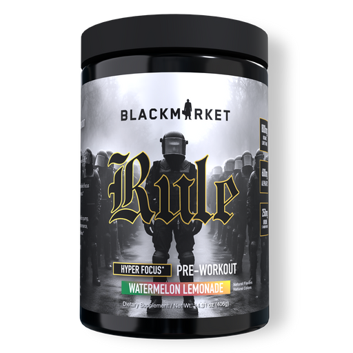 Black Market Labs Rule Hyper-Focus Pre-Workout - Watermelon Lemonade