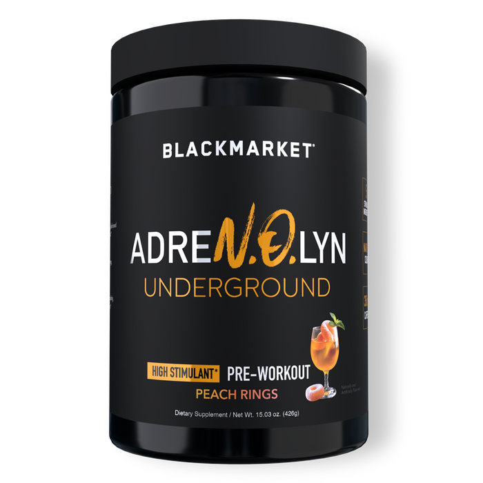 Black Market Labs Underground High Stimulant Pre-Workout - Peach Rings