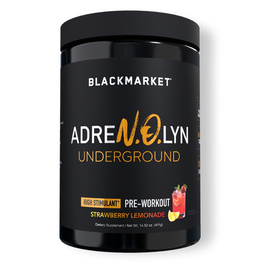Black Market Labs Underground High Stimulant Pre-Workout - Strawberry Lemonade