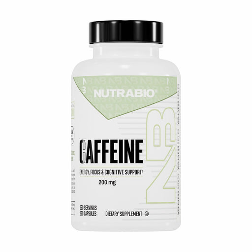 NutraBio Caffeine (200mg) 250 Servings
