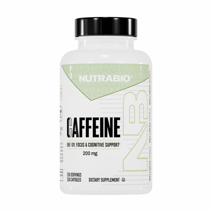 NutraBio Caffeine (200mg) 250 Servings