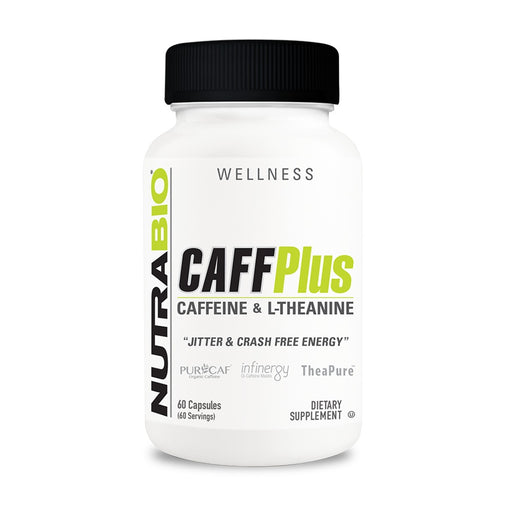 NutraBio CaffPlus 60 Capsules