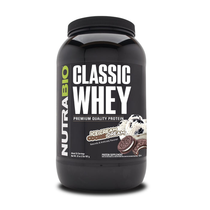 NutraBio Classic Whey Ice Cream Cookie Dream
