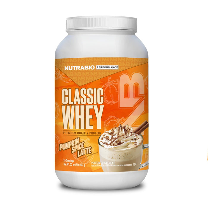 NutraBio Classic Whey Pumpkin Spice Latte