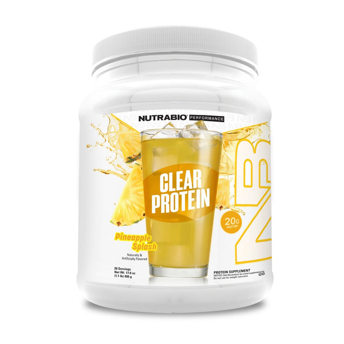 NutraBio Clear Whey Pineapple Splash
