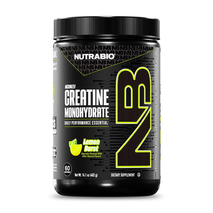 NutraBio Creatine Burst Lemon Burst