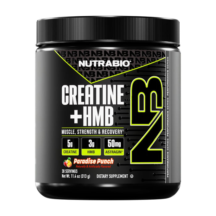 NutraBio Creatine + HMB Paradise Punch