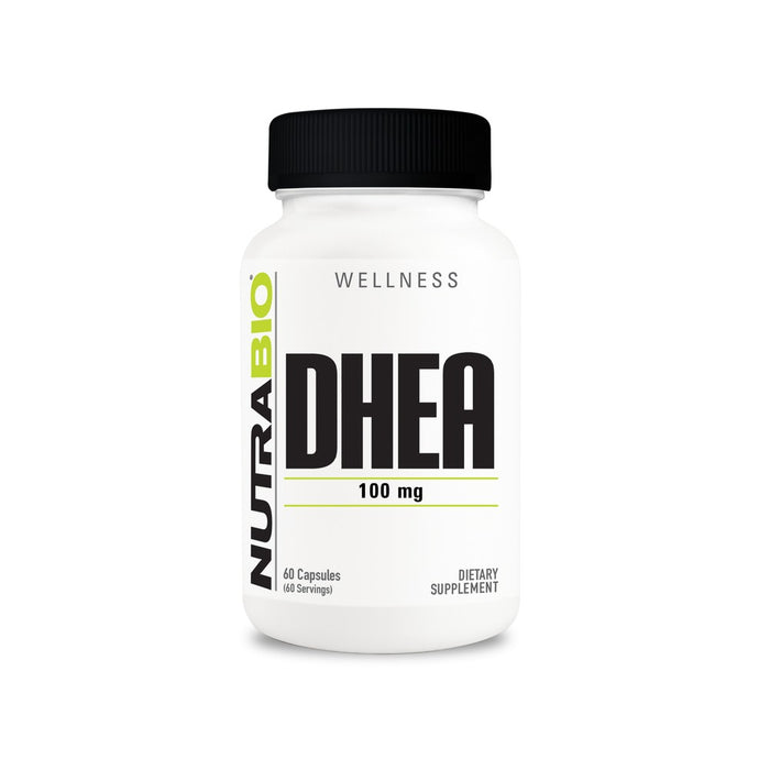 NutraBio DHEA (100mg) - 60 Capsules